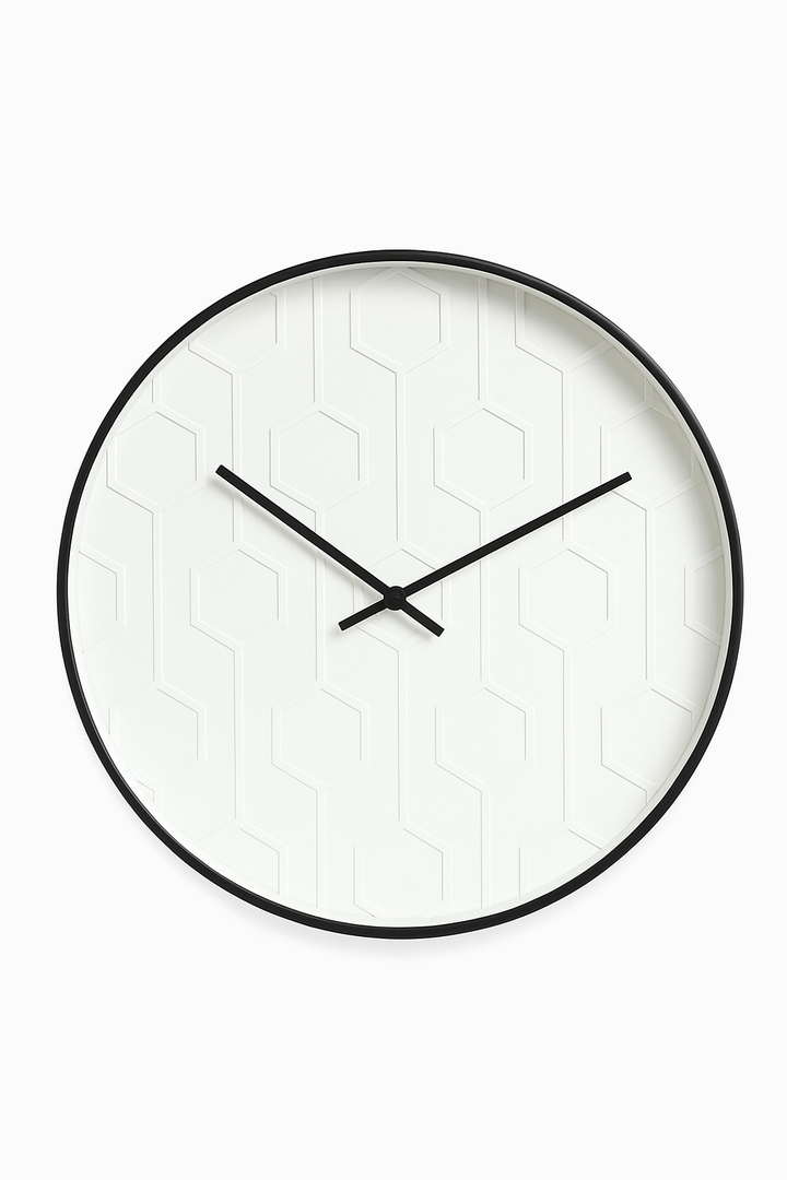 Minimalist White clock