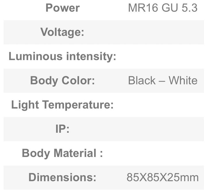 Round Recessed Ceiling Downlight Frame aluminum