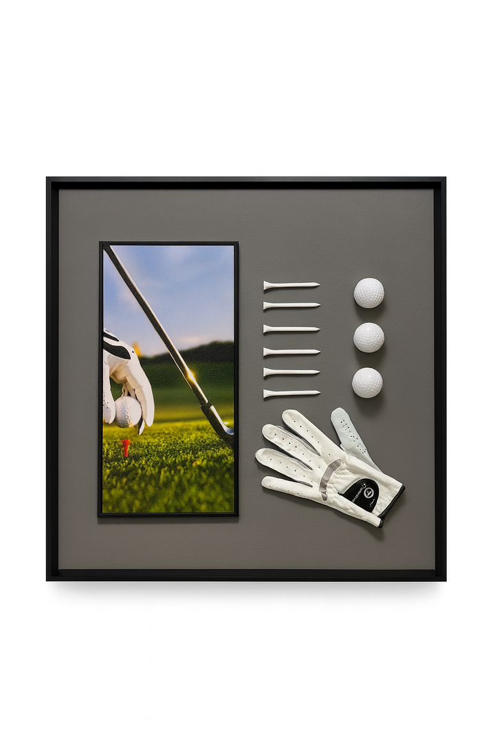 Golf Shadow Box Wall Art