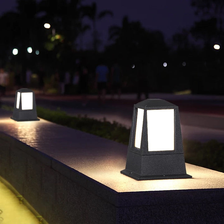 Modern Outdoor Lantern Bollard Light