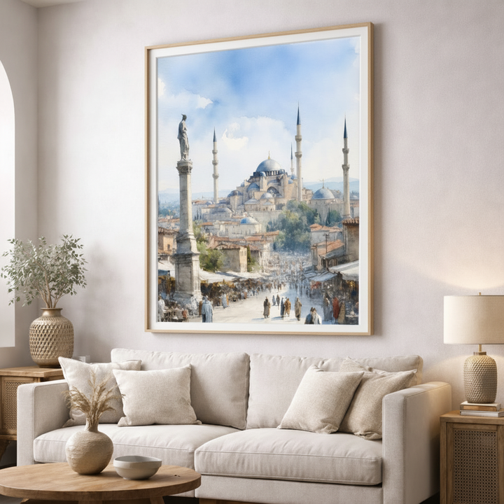Historic Market Mosque Canvas