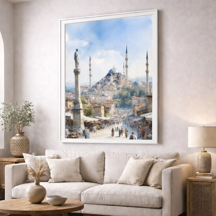 Historic Market Mosque Canvas