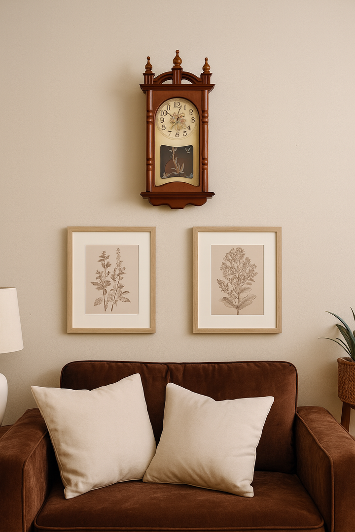 Classic Wooden Wall Clock