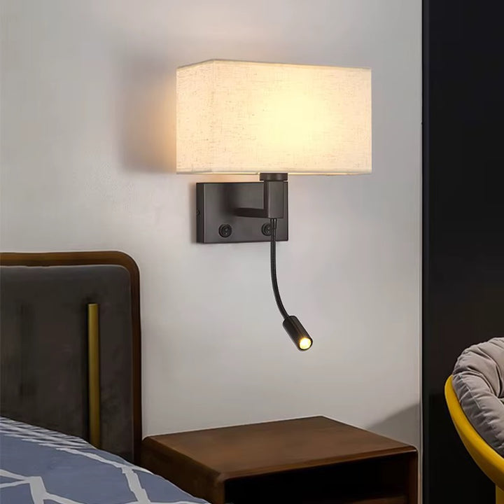 Modern Bedside Wall Light with a Flexible arm