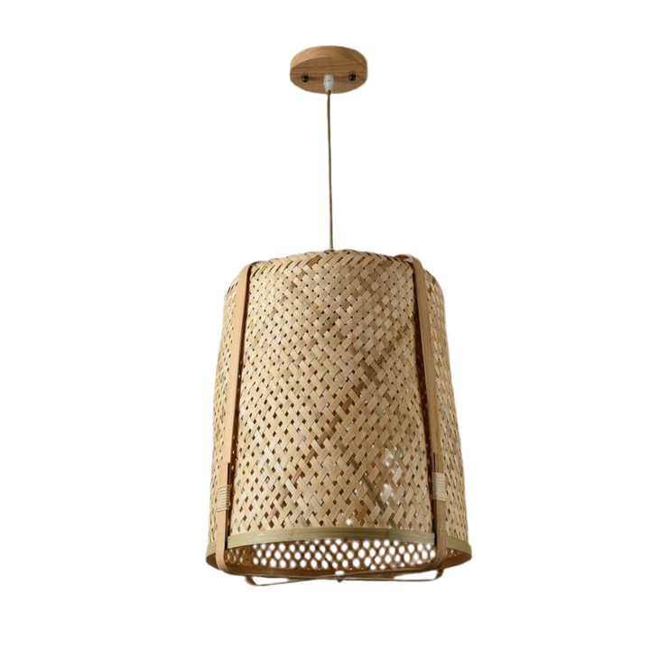 Handwoven Bamboo Pendant Light