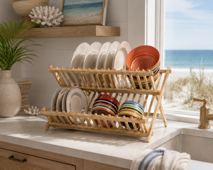 Natural Bamboo Dish Rack