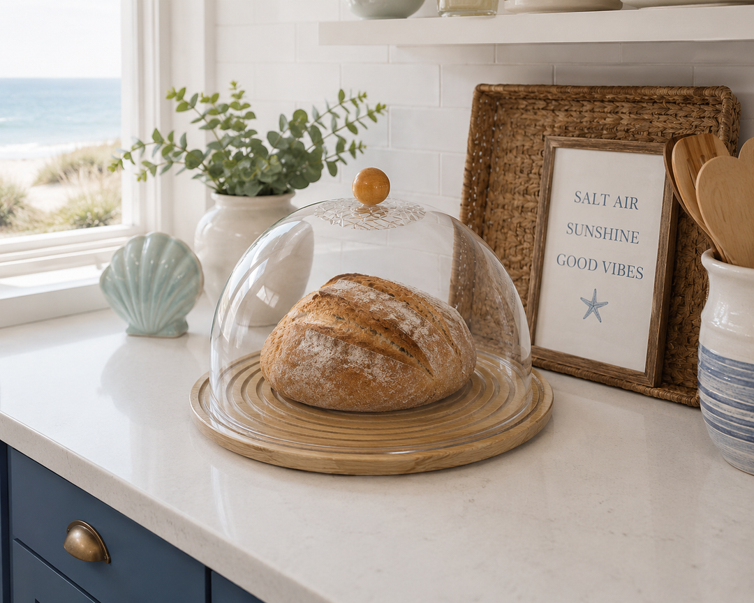 Acrylic Dome Bread Server 30 cm