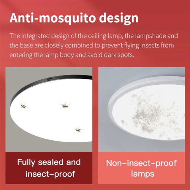 Minimalist Ceiling LED Light - in 4 COLORS