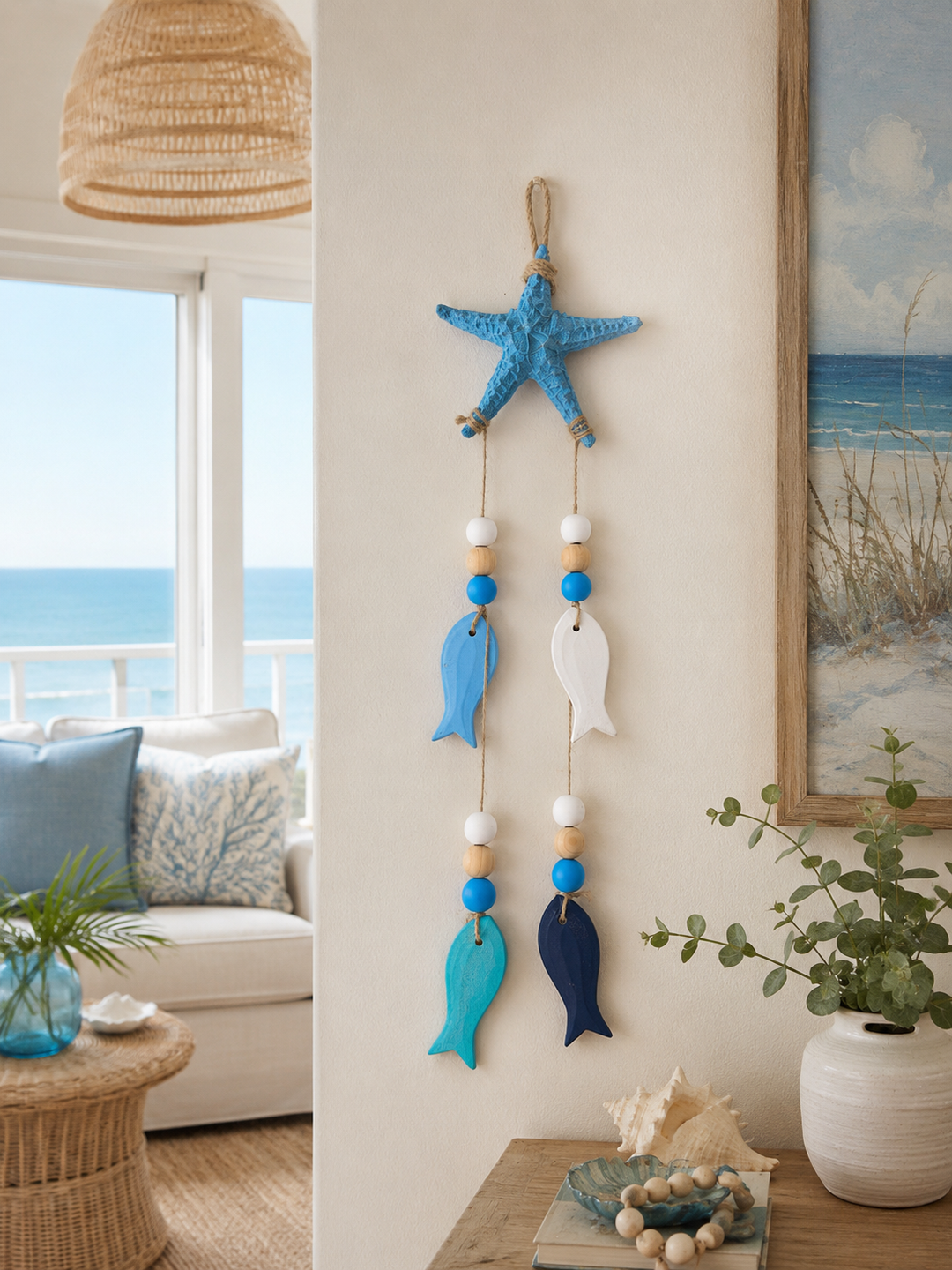 Coastal Starfish Wall Hanging