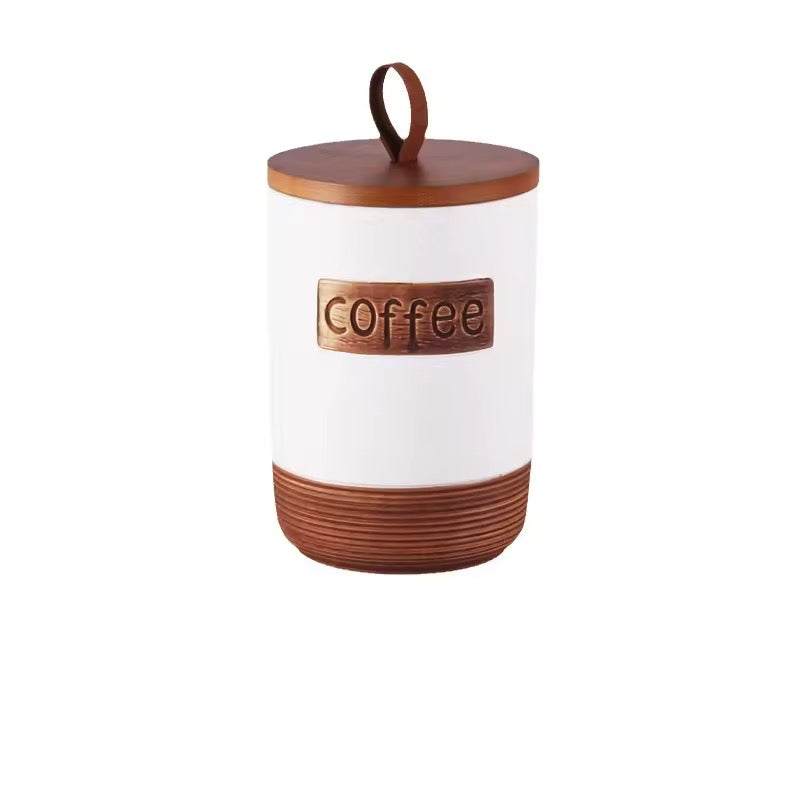 Modern Tea Coffee Sugar Jar Set