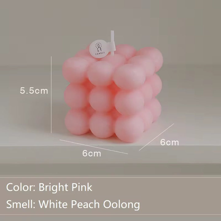 Handmade Bubble Cube Candle pack of 12