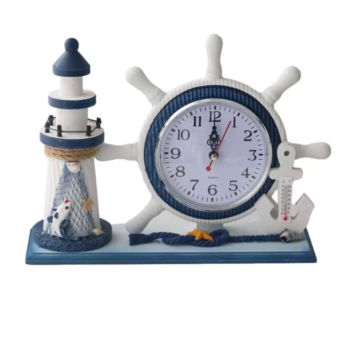 Nautical Table Clock Set