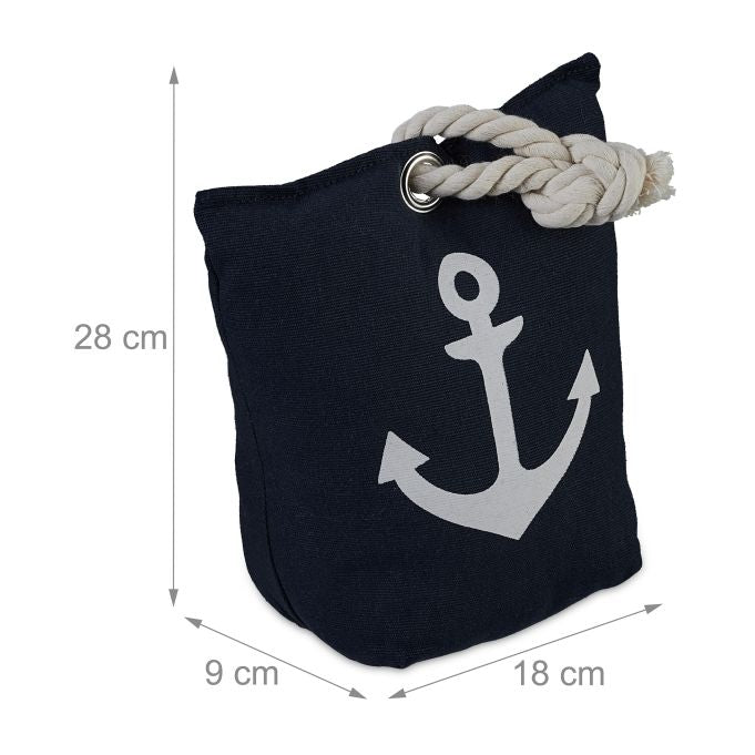 Navy Anchor Door Stopper