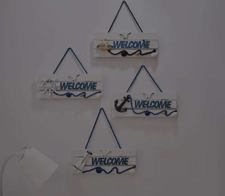 Coastal Welcome Hanging Sign