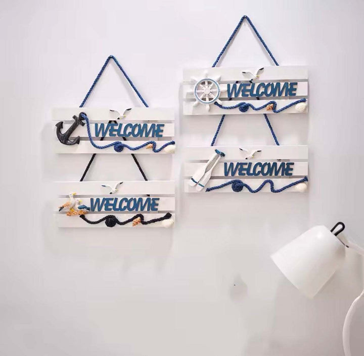 Coastal Welcome Hanging Sign