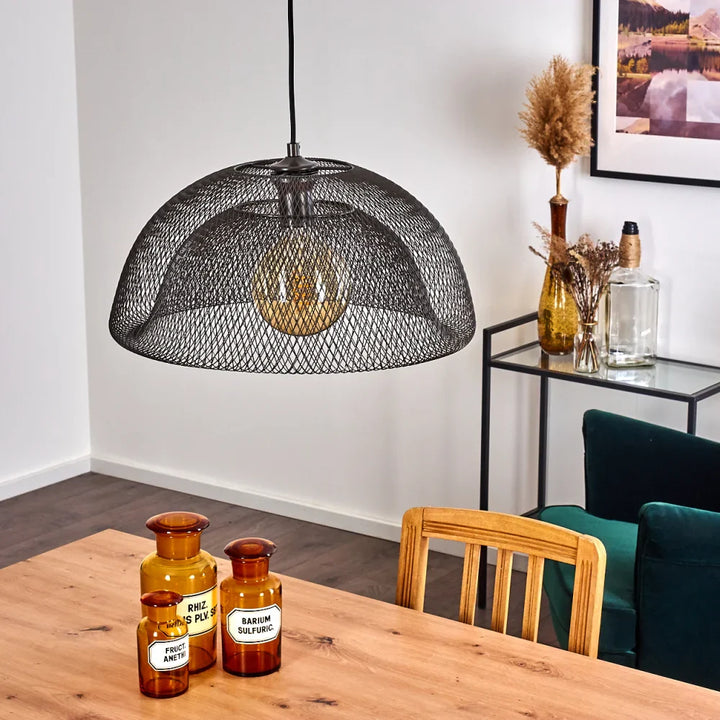 Industrial Mesh Dome Pendant Light