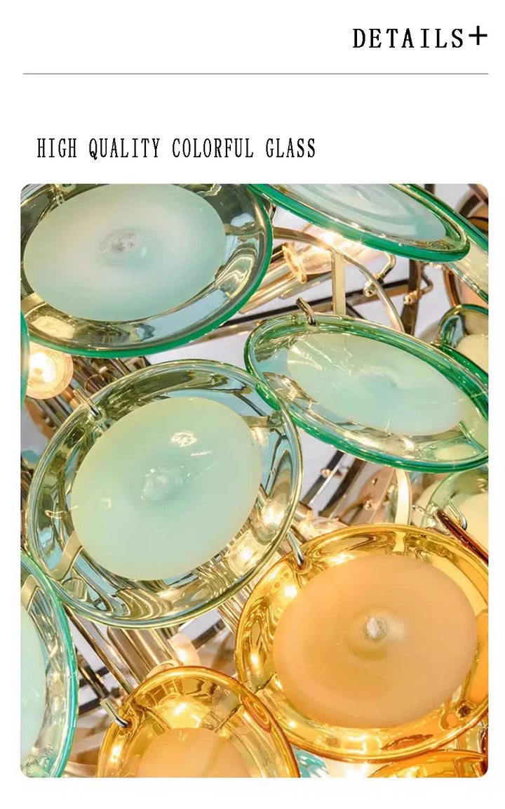 Aurora Art Glass Chandelier