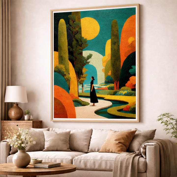 Colorful Dream Garden Canvas