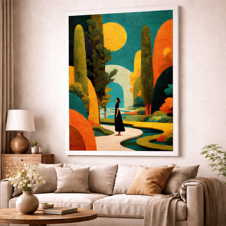 Colorful Dream Garden Canvas