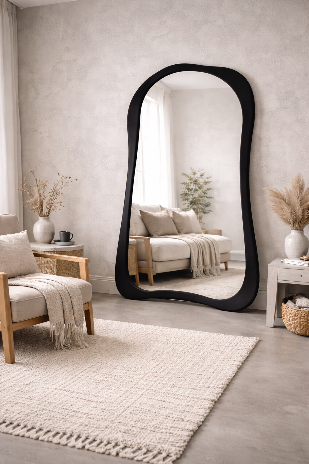 Contour - Organic Shape Floor Mirror