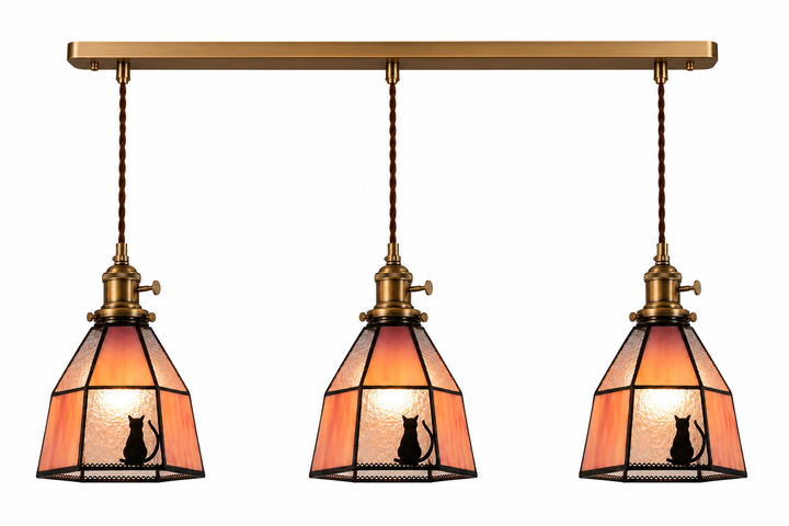 Cat Silhouette Pendant Light