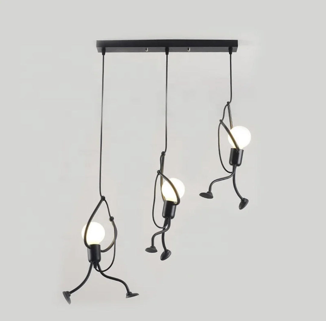 Playful Monkey Hanging Pendant Light