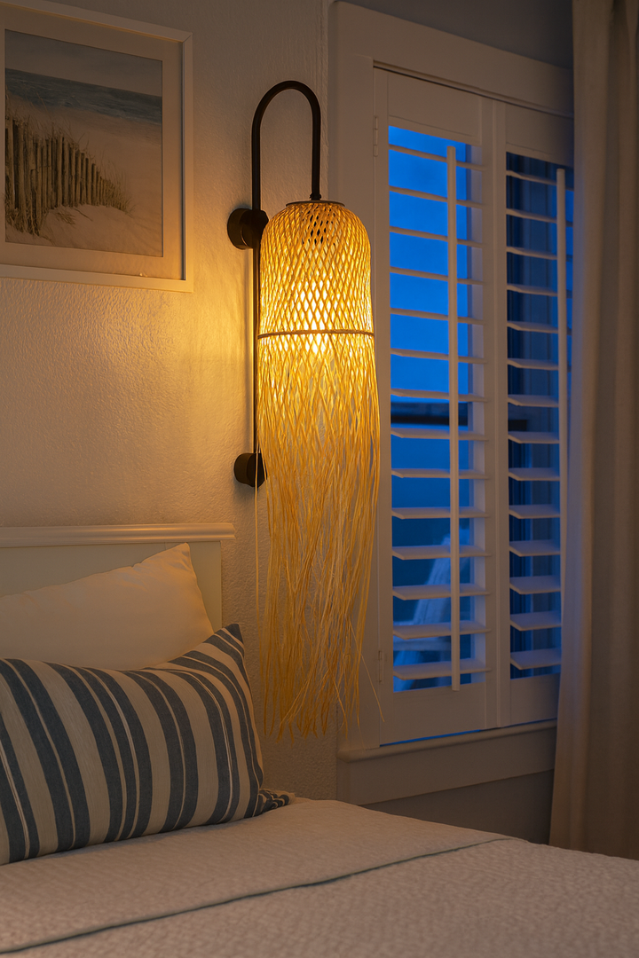 Rustic Woven Wall Sconce