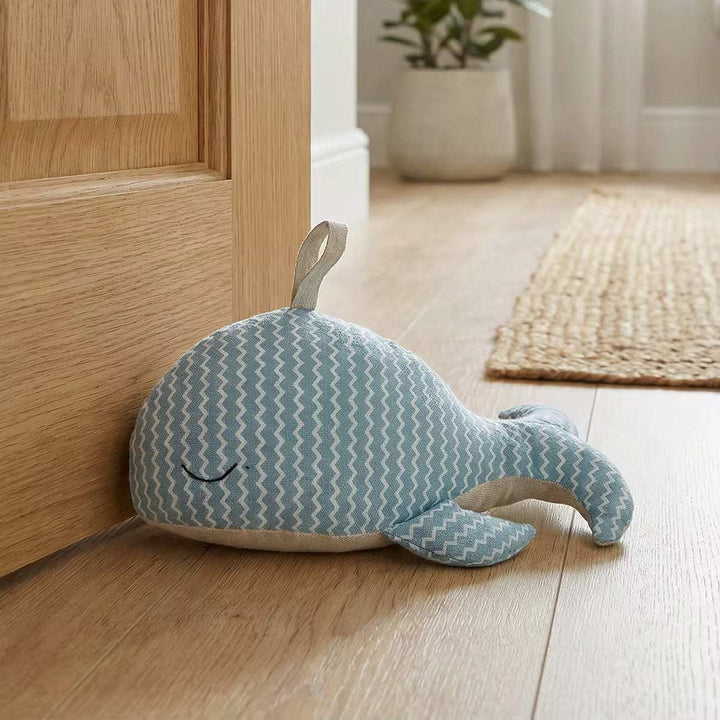 Whale door stopper decorative object