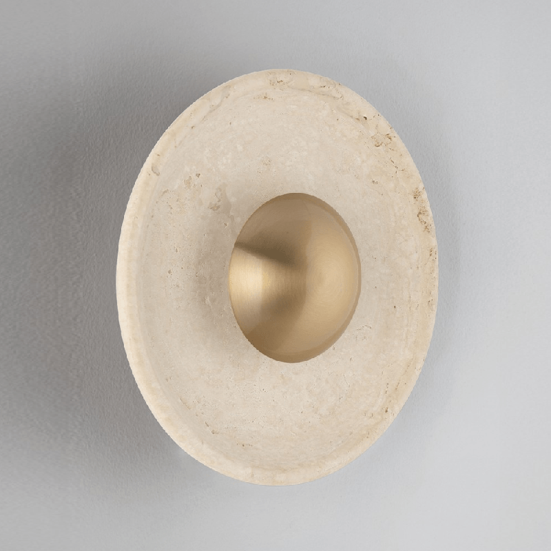Round Textured Wall Sconce