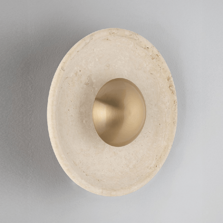 Round Textured Wall Sconce