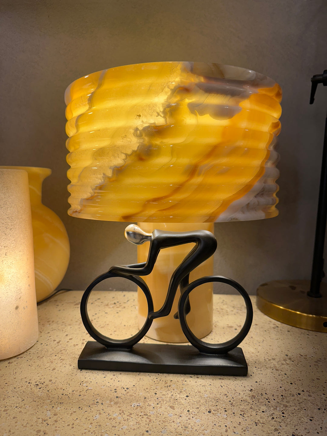 Alabaster Marble Table Lamp