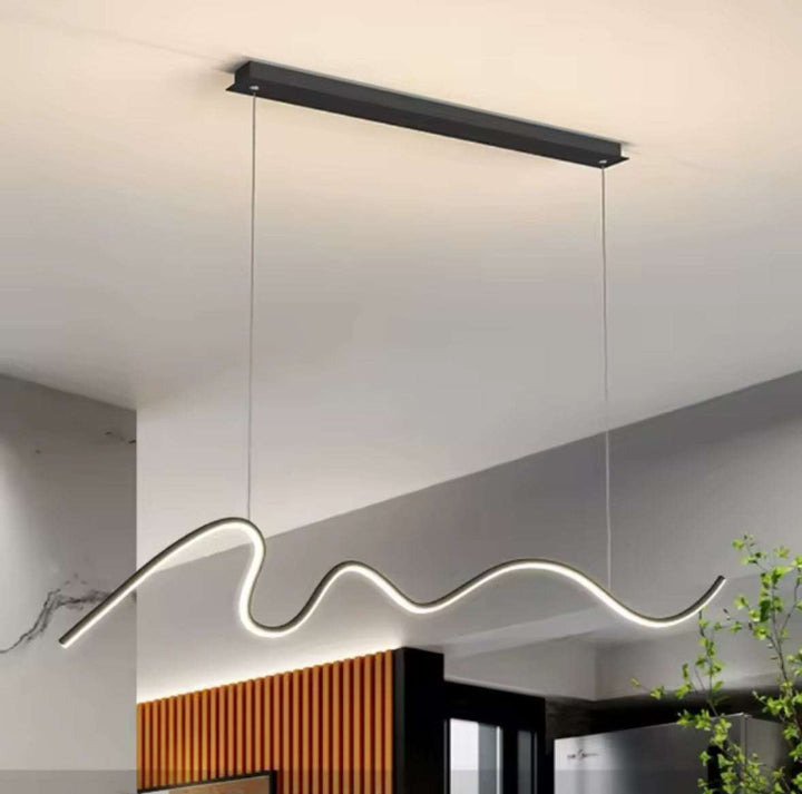 Wandi Led Modern Wavy LED Pendant LightEnhance your dining or living space with ...