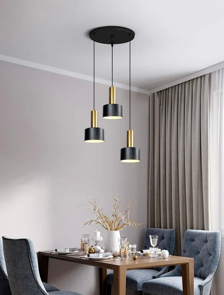 Black and Gold Pendant Light