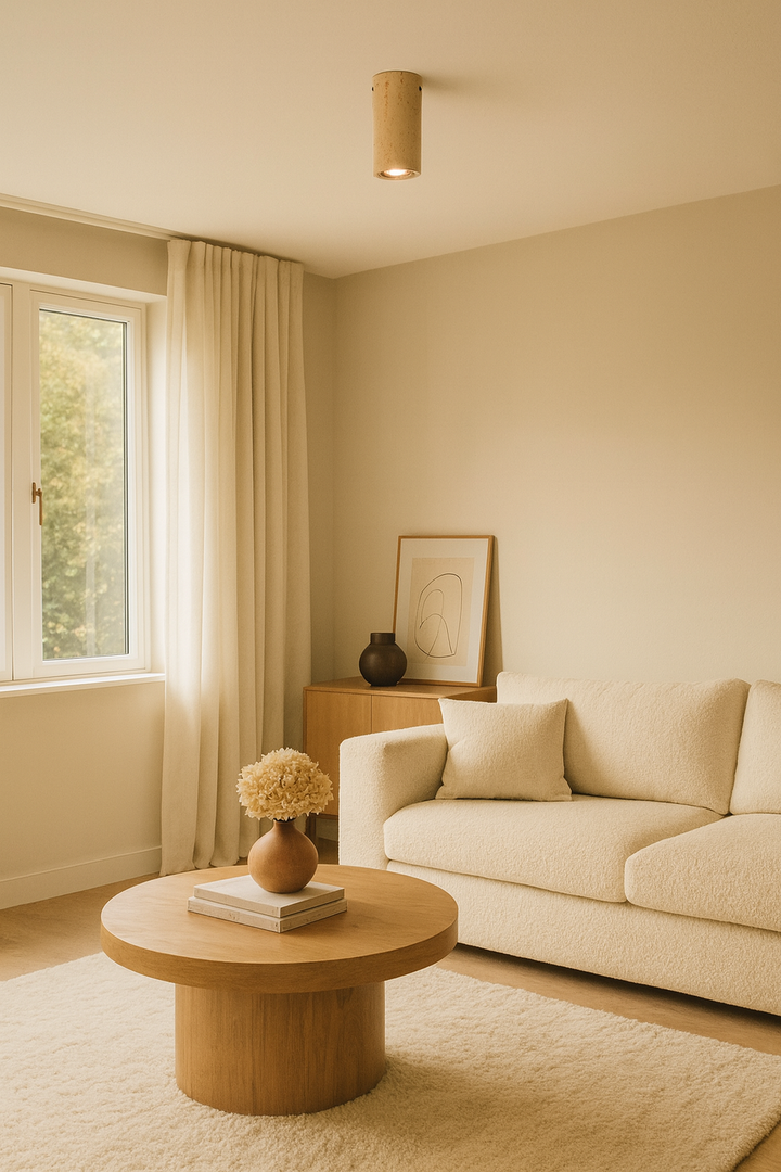 Stone-Textured Ceiling Spotlight