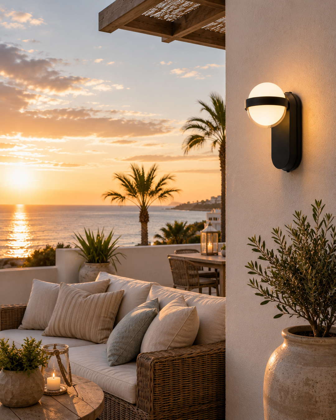 Orb Outdoor Wall Sconce