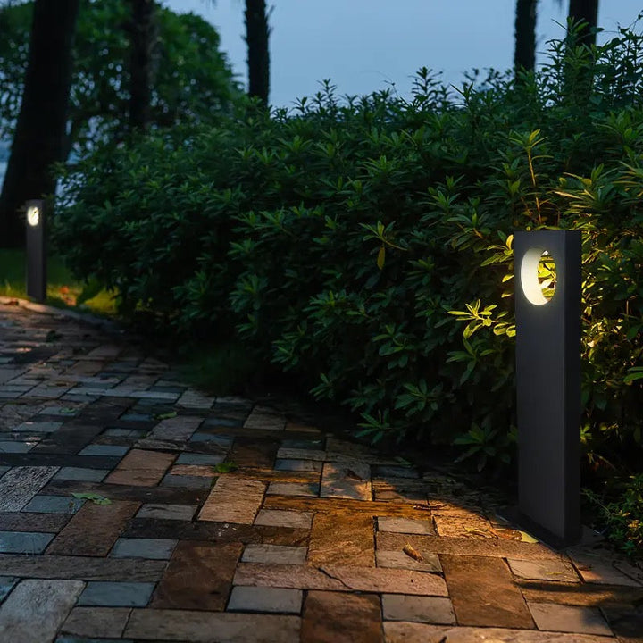 Modern LED Flat Hole Lawn Lamp