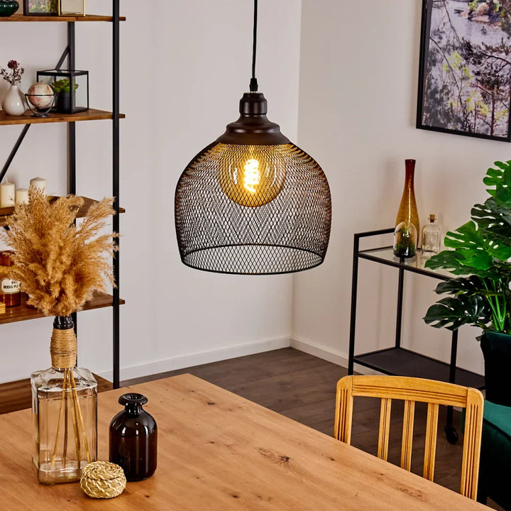 Industrial Mesh Pendant Light