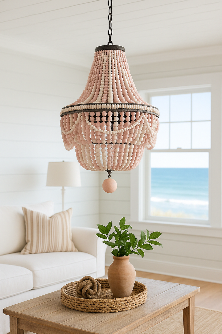 Boho Beaded Chandelier
