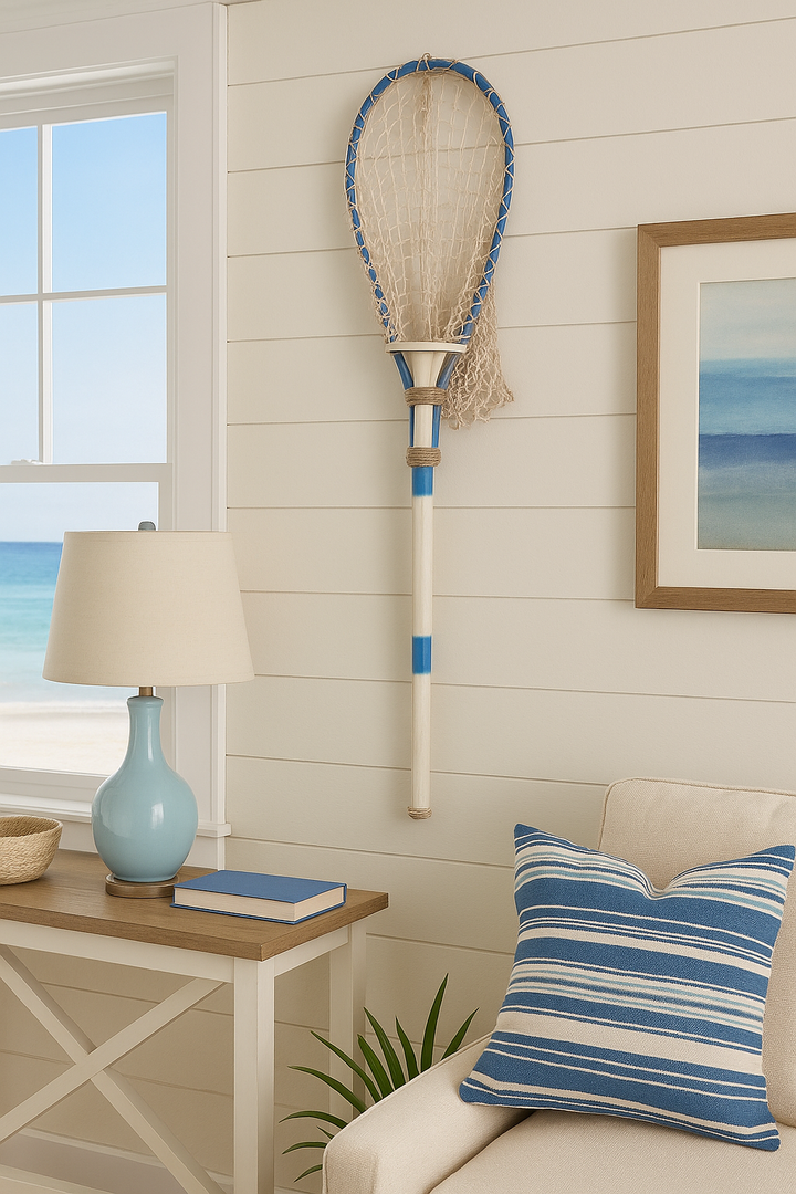 Nautical Fishing Net Wall Decor