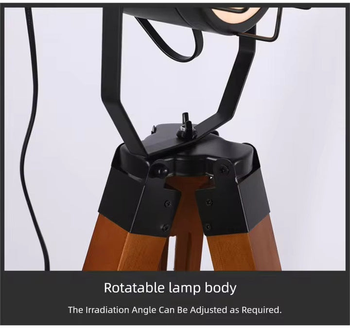 Industrial Tripod Floor Lamp