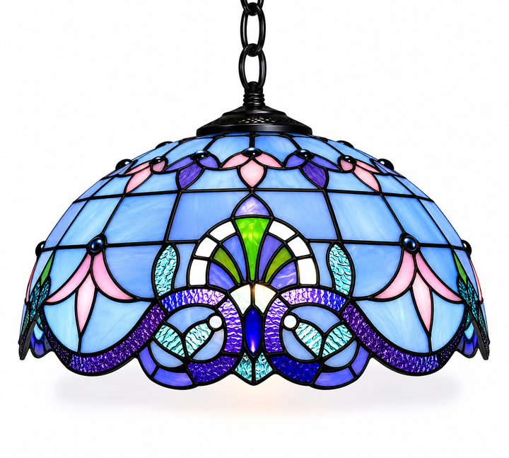 Tiffany Blue Dome Pendant