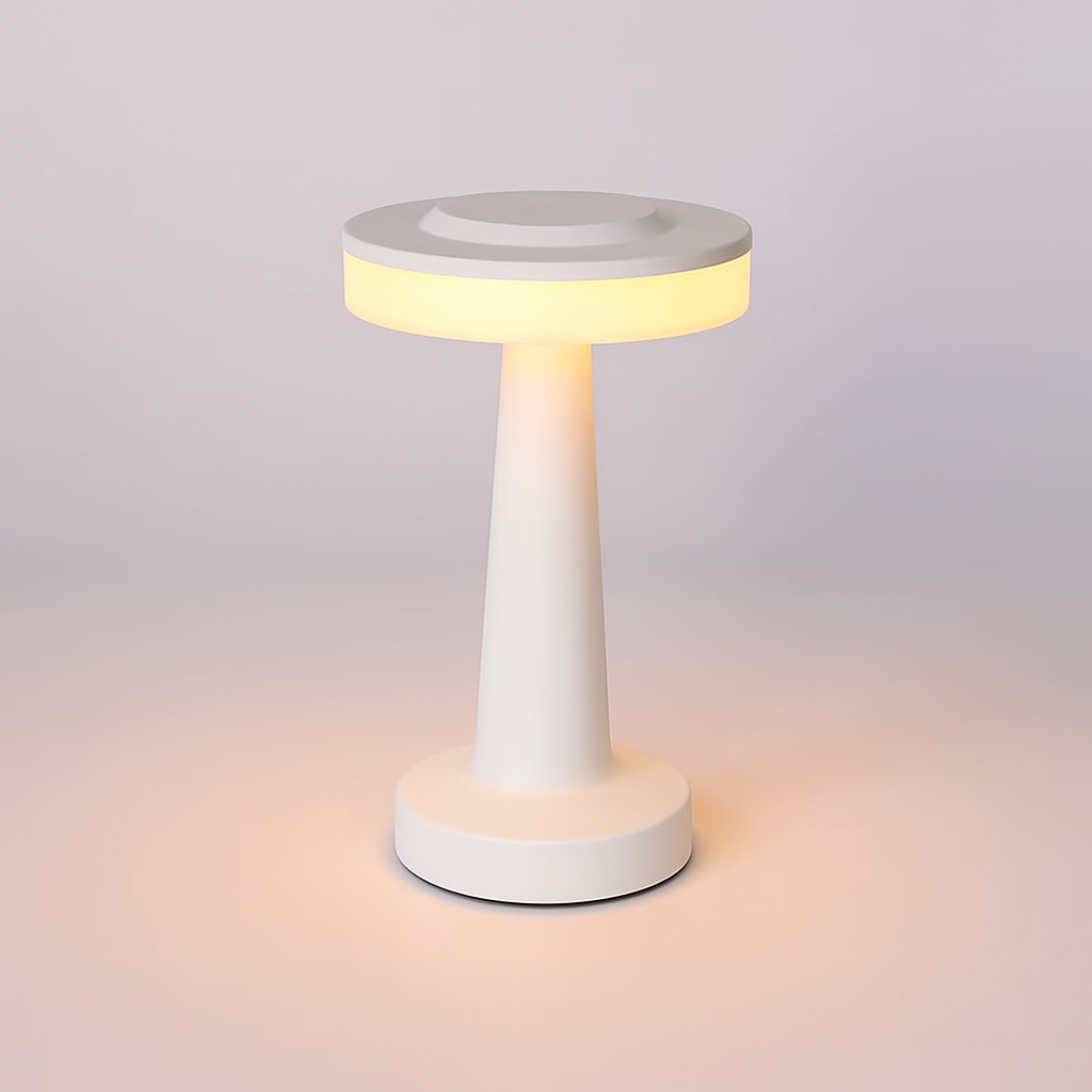 Modern Touch-Control LED Table Lamp - Metal Finish