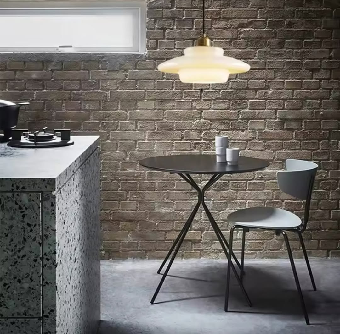 Opal Glass Pendant Light Trio
