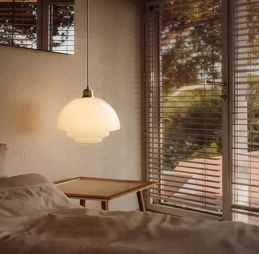 Opal Glass Pendant Light Trio
