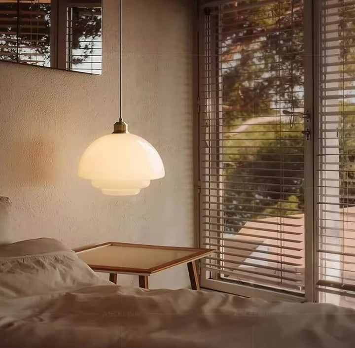 Opal Glass Pendant Light Trio