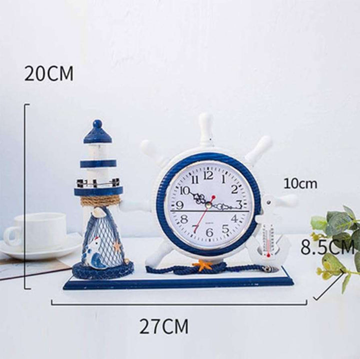 Nautical Table Clock Set