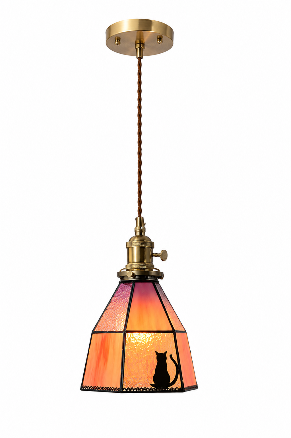 Cat Silhouette Pendant Light