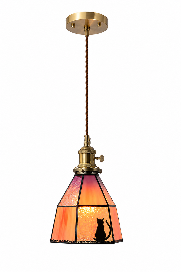 Cat Silhouette Pendant Light