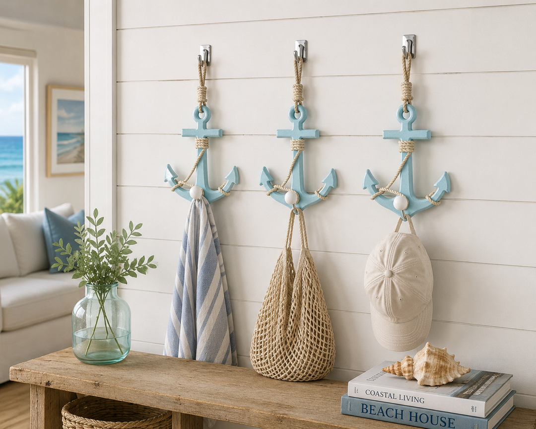 Coastal Anchor Wall Hook set of 3