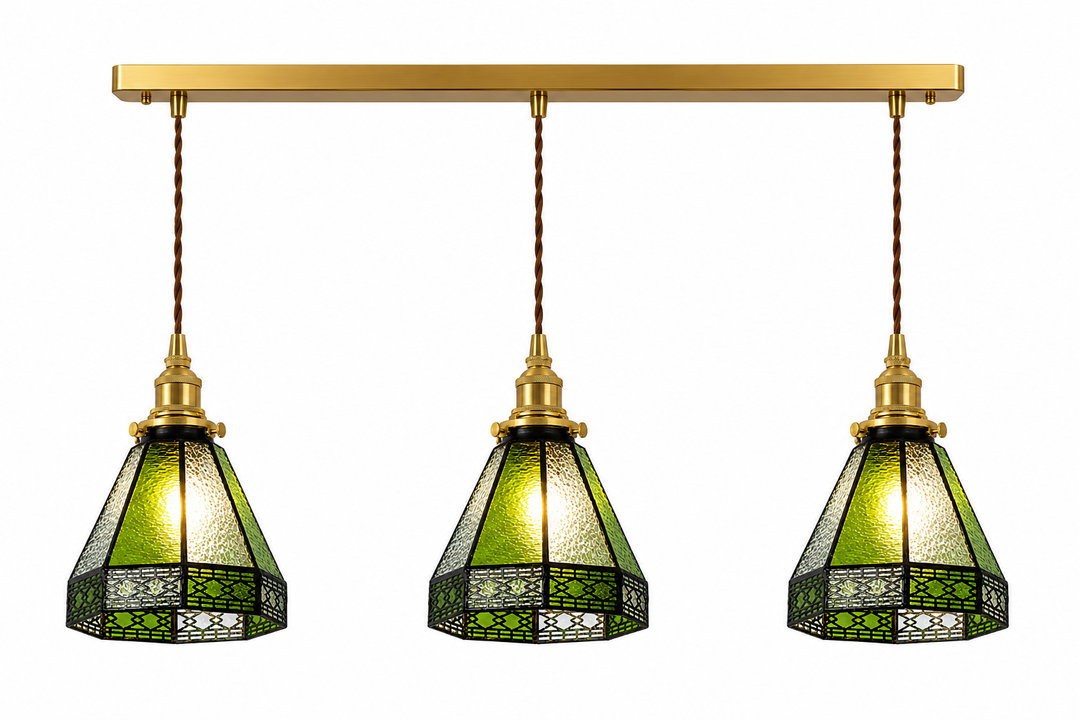 Green Tiffany Pendant Light